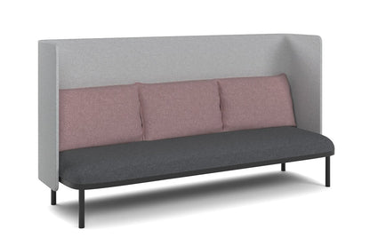 Cozy Triple Seater High Back Lounge with Cushion