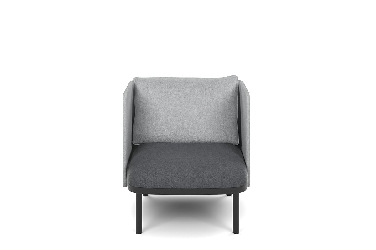 Cozy Single Seater Low Back Lounge with Cushion