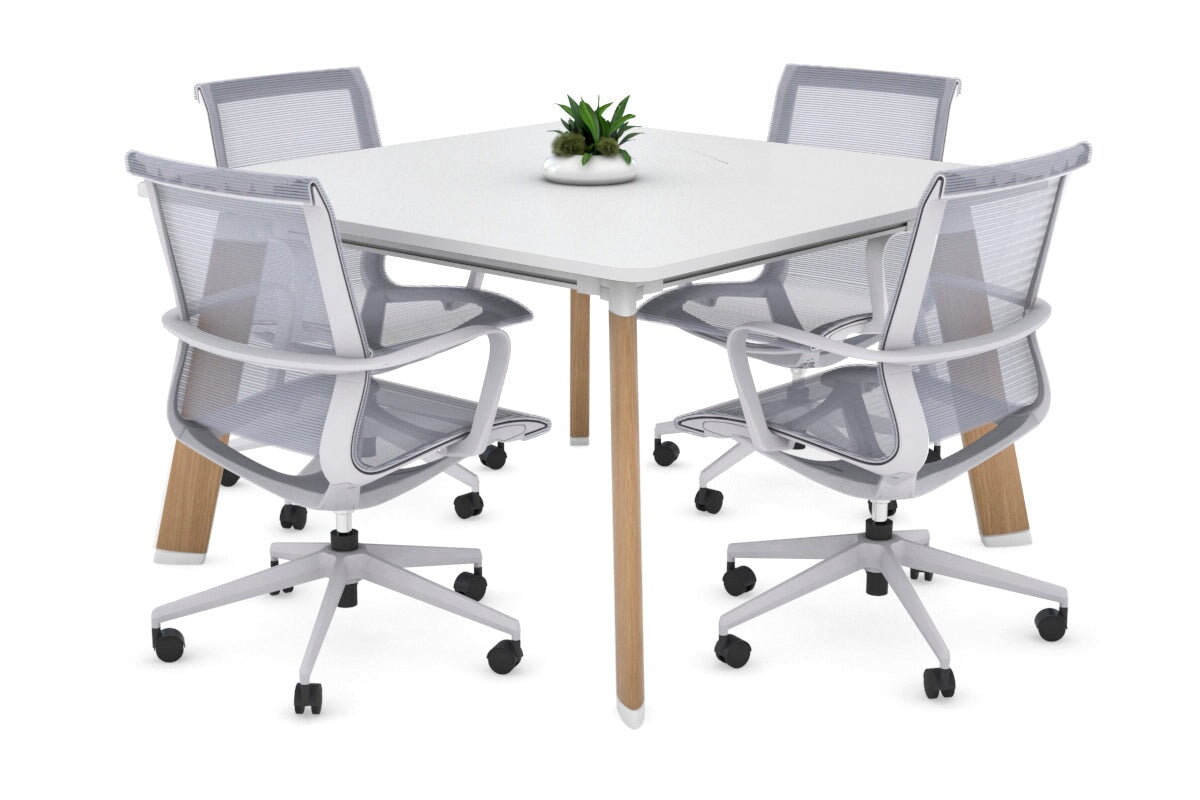 Uplifting Switch Meeting Room Table [1100L x 1100W with Rounded Corners ...
