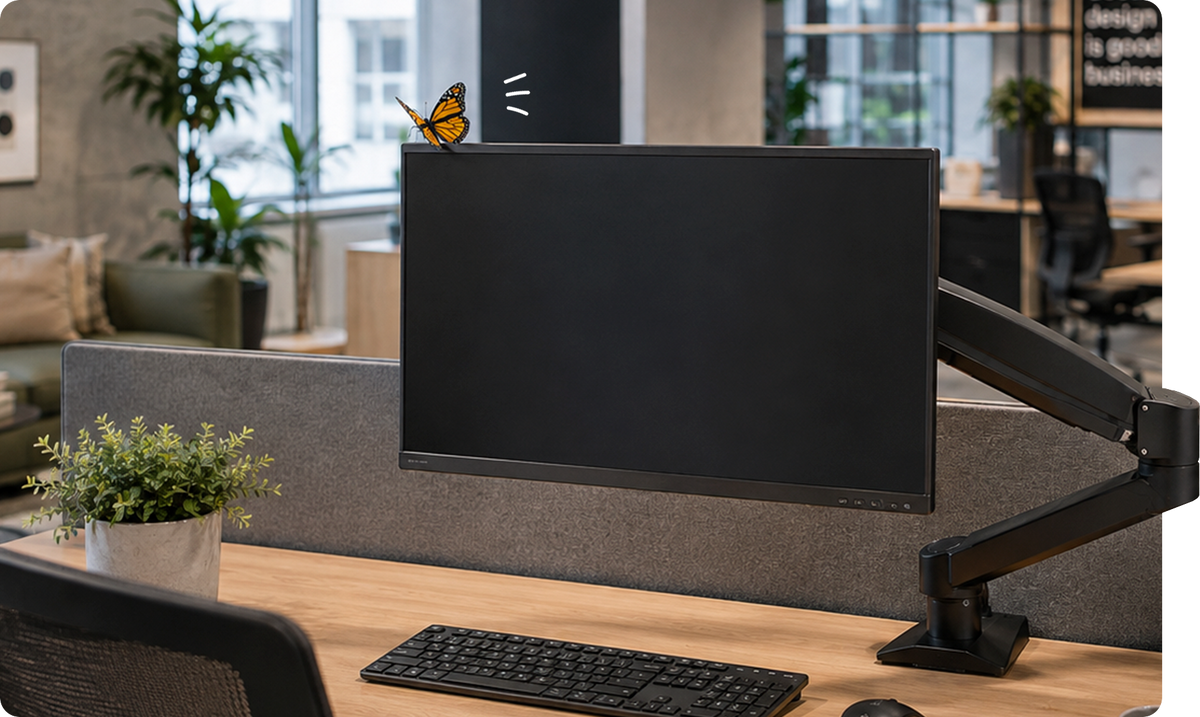 Give a monitor arm a second working life